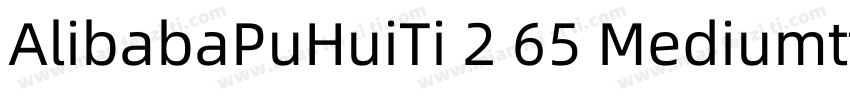 AlibabaPuHuiTi 2 65 Mediumttffold字体转换